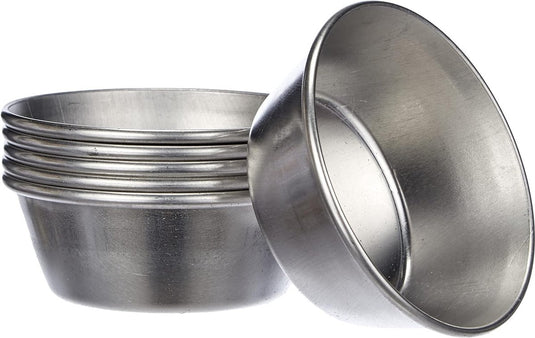 Ibili set pastelkleurige bakvormen portugees 6 eenheden zilver