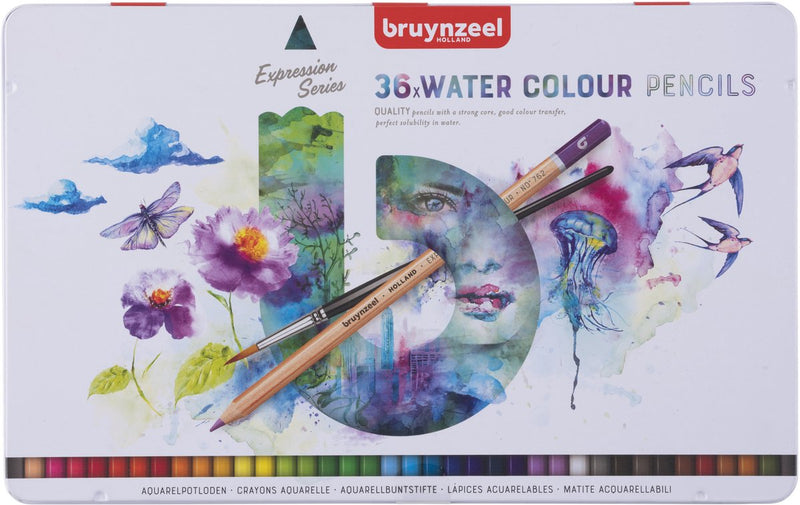 Load image into Gallery viewer, Bruynzeel expression aquarelpotloden blik 36
