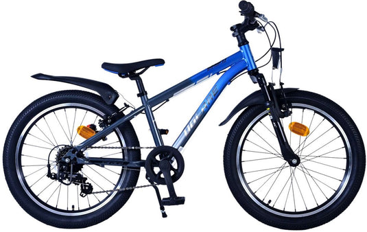 Volare xc race kinderfiets - 20 inch - blauw grijs - 7 speed