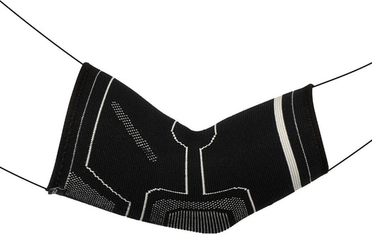 Avento elleboog compressie bandage - zwart zilvergrijs - l xl
