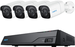 Reolink nvs8-5mb4 - 5mp beveiligingscamerasysteem, 8-kanaals nvr met ingebouwde 2tb hdd, detectie van personen voertuigen dieren