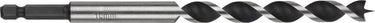 Wolfcraft - 8mm slangenboor voor houtbalken - 165mm - zeskantschacht houtboor - hex - 7132000