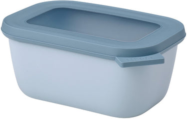 Mepal - multikom cirqula vershouddoos - 750 ml - rechthoekig - nordic blue