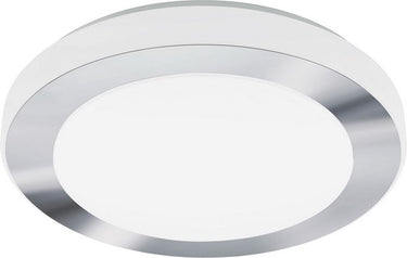 Eglo batholino led carpi - wand plafondlamp - 1 lichts - ø38.5 cm - wit, chroom - wit