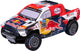 Nikko rc auto dakar rally night mode toyota gazoo racing al-attiyah - rc voertuig 9 km h - led verlichting - vanaf 6 jaar - blauw rood 1:18