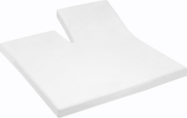 Cinderella - single-split - topper hoeslaken - premium molton - tot 25 cm matrashoogte - 160x200 cm - wit
