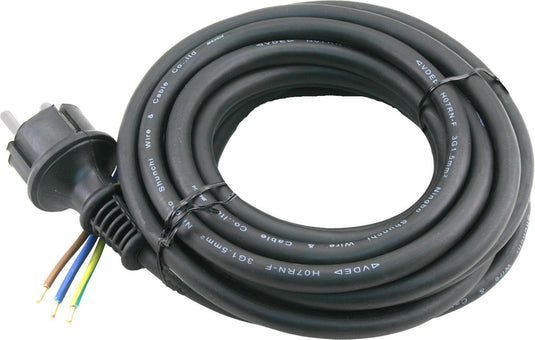 Q-link aansluitsnoer randaarde - 3500w - 3 x 1.5 mm� - 5 m - zwart