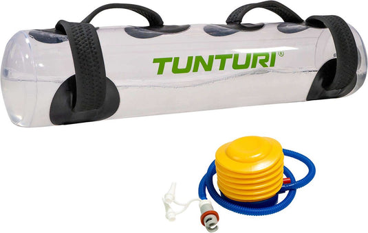 Tunturi watergevulde powerbag 20kg - fitness aquabag voor krachttraining - zandzak alternatief - incl. gratis fitness app