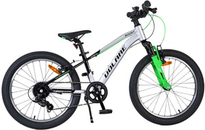 Volare boost kinderfiets - 20 inch - zilver groen - 7 versnellingen