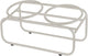 District 70 butler - verhoogde voerbakstandaard voor katten - handgemaakt van staal - beige - 30 x 14 x 12,5 cm