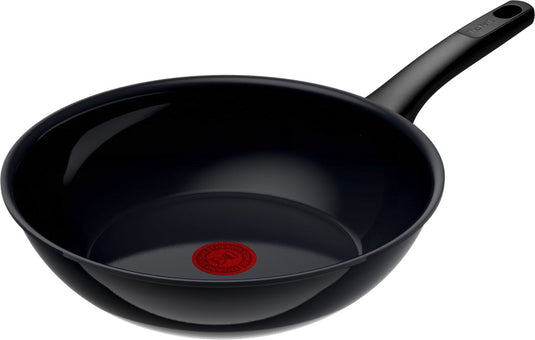 Tefal revive black - wokpan - ø28 cm - keramisch - pfas-vrij - geschikt voor inductie