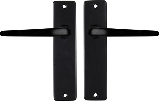 Starx deurklink zwart â€“ deurbeslag â€“ deurkruk met schild â€“ deurklink duim - 43 x 180 mm â€“ ã˜ 18 mm