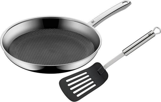 Wmf profi resist - koekenpan - ø 28 cm - rvs - inclusief profi plus spatel - geschikt voor inductie