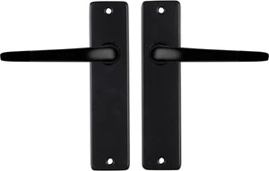 Starx deurklink zwart â€“ deurbeslag â€“ deurkruk met schild â€“ deurklink duim - 43 x 180 mm â€“ ã˜ 18 mm