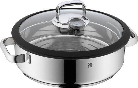 Wmf vitalis - stoom- en braadpan - ø 28 cm - rvs - met deksel - geschikt voor inductie