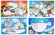 Koopman placemat dieren placemats set van 12 multicolor dierenprint kunststof.