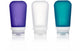 Human gear - gotoob+ 3-pack - reisflesje - flacon - lekvrij - herbruikbaar - lichtgewicht - large -100ml - clear purple teal