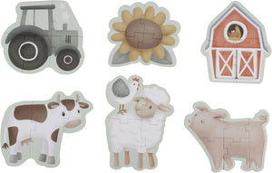 Little dutch - 6 in 1 puzzel fsc - little farm