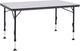 Crespo - tafel - ap 276 - zwart - 140x85 cm