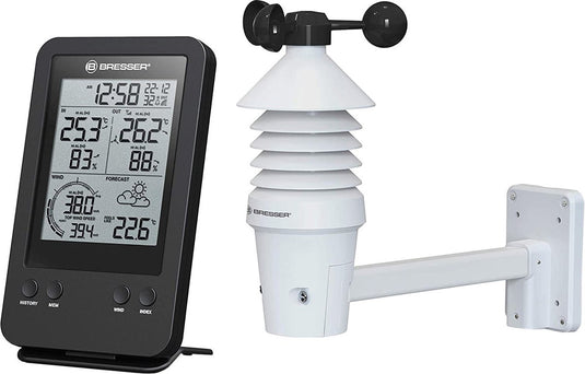 Bresser weerstation - professionele 3-in-1 windmeter incl. luchtvochtigheids- en temperatuurmeter
