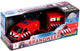 Kids globe vw transporter brandweer met aanhangwagen
