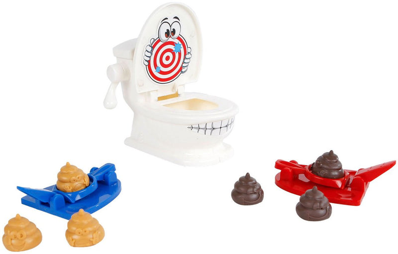 Load image into Gallery viewer, Poo poep schieten toilet kinderspel grappig gezelschapsspel voor kinderen.
