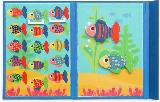 Scratch mix and match - visjes - 51,5x25,6x1cm - magnetisch - 3 jaar