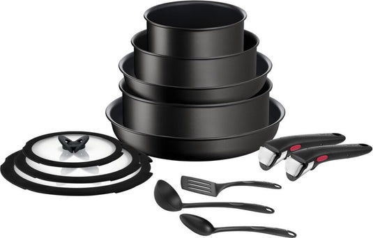 Tefal ingenio unlimited - pannenset - 13-delig - inductie - stapelbaar - afneembare handgreep - ruimtebesparend