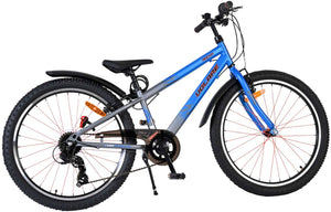 Volare rocky kinderfiets - jongens - 24 inch - blauw - 7 versnellingen