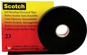 3m scotch 23 scotch23-19x9.15 reparatietape scotch 23 zwart (l x b) 9.15 m x 19 mm 1 stuk(s)