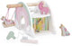 Janod - unicorn - eenhoorn wasstraat - inclusief 4 eenhoornfiguurtjes en 2 accessoires