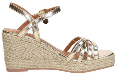 Mexx noemi pakina sandalen - met sleehak - dames - goudkleurig - maat 40