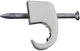 Fischer mns 7-11 spijkerclip 94674 bundel-ø (bereik) 7 tot 11 mm halogeenvrij grijs 100 stuk(s)