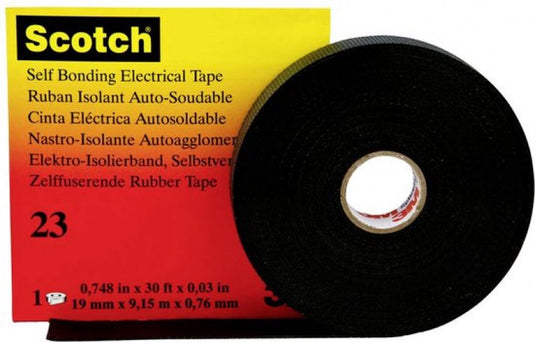 3m scotch 23 scotch23-19x9.15 reparatietape scotch 23 zwart (l x b) 9.15 m x 19 mm 1 stuk(s)