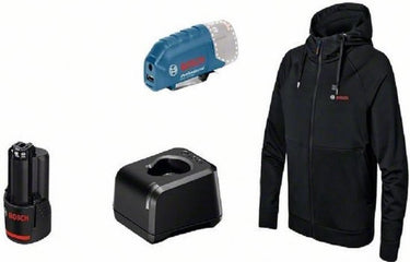 Bosch ghh 12+18v xa s kit verwarmde hoodie in doos - 06188000gb