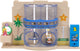 Jakks super mario galaxy film – gateway galaxy diorama set met 3,8 cm princess peach en exclusieve captain toad-figuur