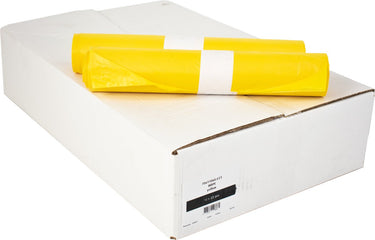 V-part gele vuilniszakken medium-dikte 70x110 cm, 0.021 mm - 250 stuks (10 rollen)