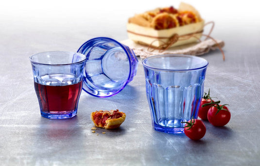 Duralex glas picardie blauw 200ml 6stks