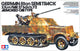 Tamiya modelbouwpakket militaire voertuigen - 35144 semi-track 8 ton 3.7cm flak 37 sd.kfz.7 2 - armored cab type wwii - duits luchtafweervoertuig plastic - 1:35 - modelbouw