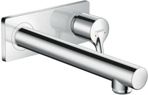 Hansgrohe talis s - wastafelmengkraan - ééngreeps bediening - met afvoerplug - 225mm maat - chroom