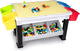 Eddy toys bouwblokkentafel 300 delig - speeltafel voor kinderen met bouwblokken, opbergruimte en afneembare bakken - 48x35x31 cm - kunststof