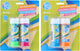 Eddy toys bellenblaas set 2 stuks - bellenblaas met vloeistof voor kinderen - bubble wand with solution - bellenblaas staaf 50ml - meerdere kleuren 1 willekeurige set