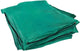 Proplus fijnmazig aanhangernet - 2,5 x 4,5 m - elastisch koord - groen