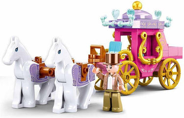 Sluban girls dream village kat met konijn bouwspeelgoed kinderen vanaf 6 jaar – constructiespeelgoed modelbouw dierenset – bouwdoos met 139 bouwstenen en 1 minifiguur – m38-b0872