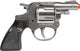 Gonher gohner politie verkleed speelgoed revolver pistool met kort loop - metaal plastic - 8 schots