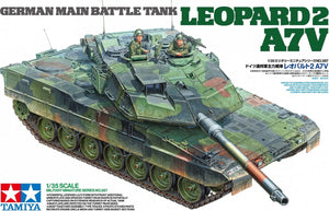 Tamiya modelbouwpakket militaire voertuigen - 35387 leopard 2 a7v - german main battle tank plastic - 1:35 - modelbouw