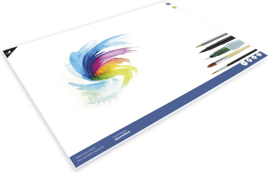 Kangaro aquarelpapier - a2 - 300 grams - 12 vel - roomwit - zuurvrij