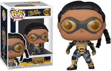 Funko black lightning thunder vinyl figuur 428 pop! standaard unisex