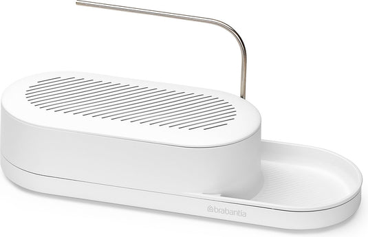 Brabantia sinkstyle gootsteen organizer - met vaatdoekhouder - mineral fresh white