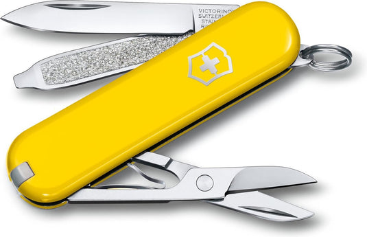 Victorinox classic sd zakmes - sunny side - 7 functies - rvs